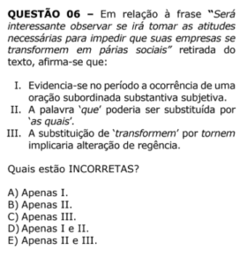 Prova Comentada: Língua Portuguesa – Concurso PC RS (2018) 7 questão-06-portugues-pcs-rs-2018