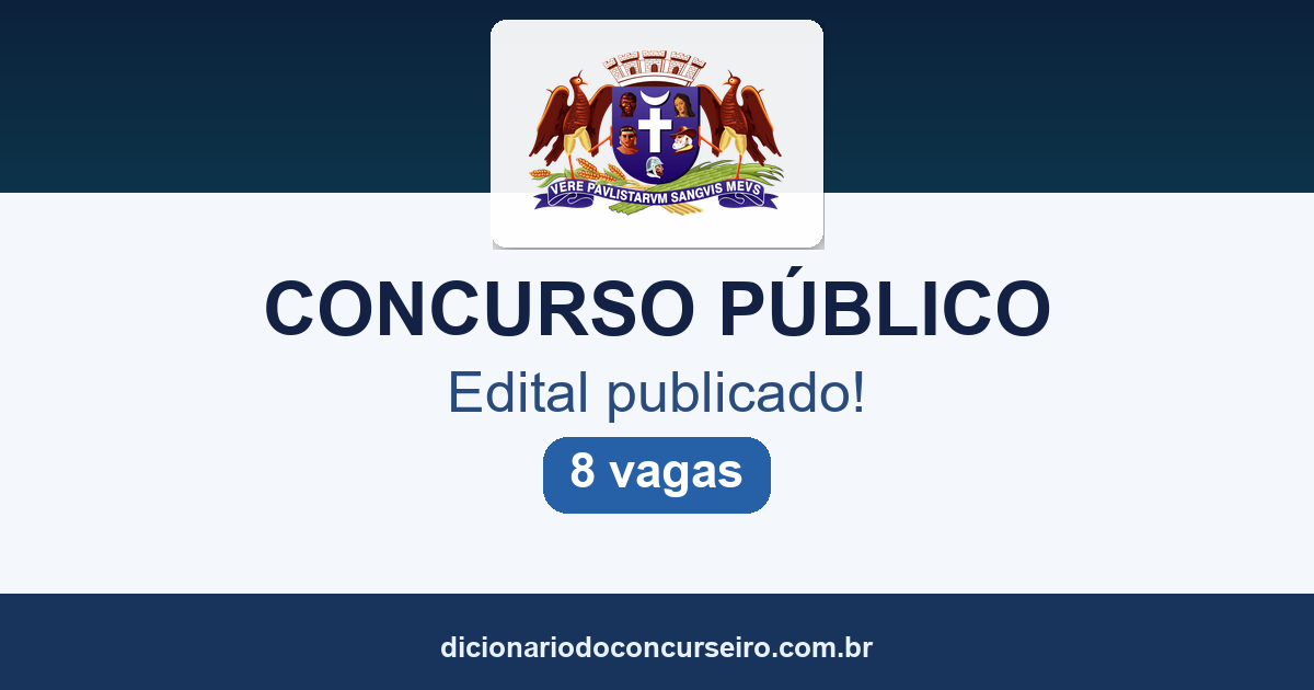 Concurso Guarulhos SP 2026: edital publicado para Bibliotecário