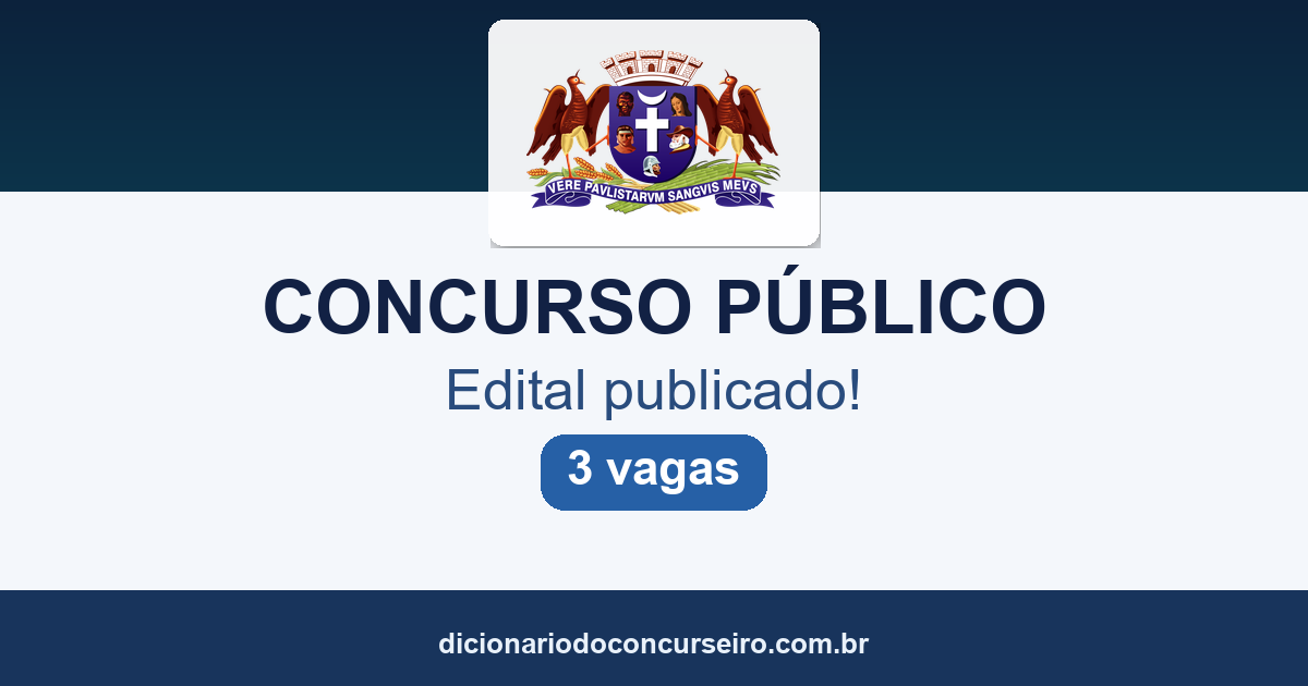 Concurso Guarulhos SP 2026: edital publicado para Ferreiro Armador