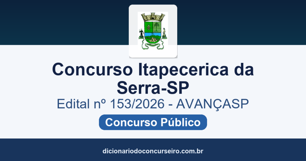 Concurso Prefeitura de Itapecerica da Serra-SP 2026: edital para Motorista de Caminhão